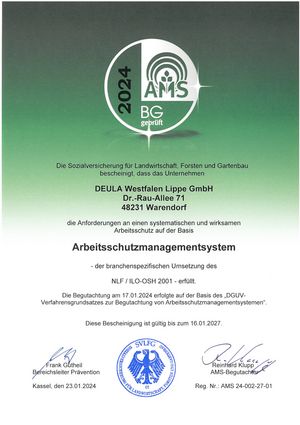 AMS-Bescheinigung